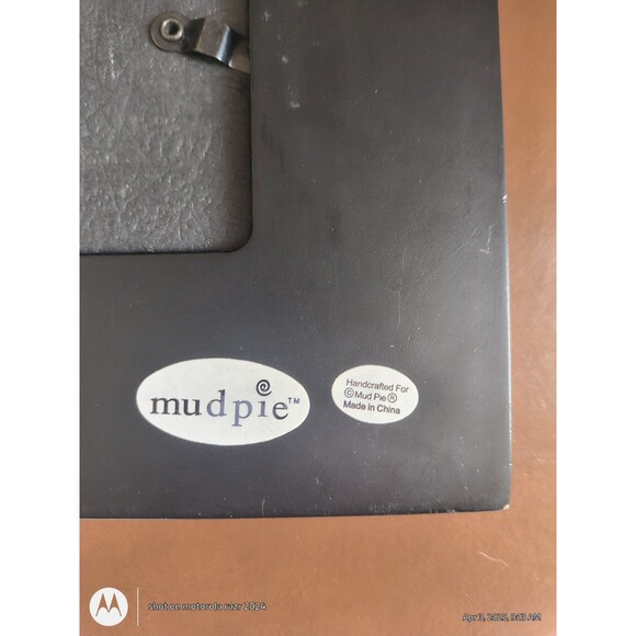 Mudpie Picture Frame Star Black Baby Table Decor - Picture 9 of 10